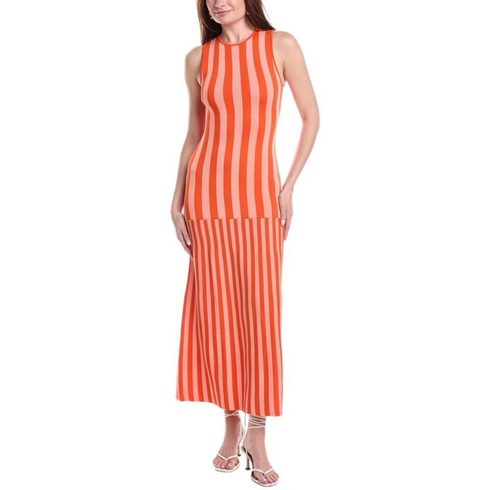 Solid & Striped Womens  The Petra Maxi Dress, Brown